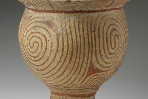 I vasi dipinti a spirali rosse del museo di Ban Chiang