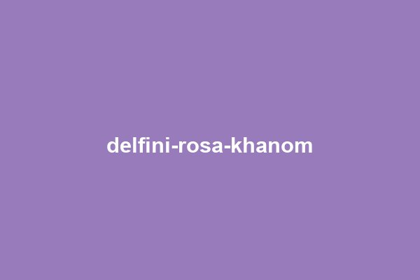 Segnaposto: un delfino rosa affiora nella baia di Khanom