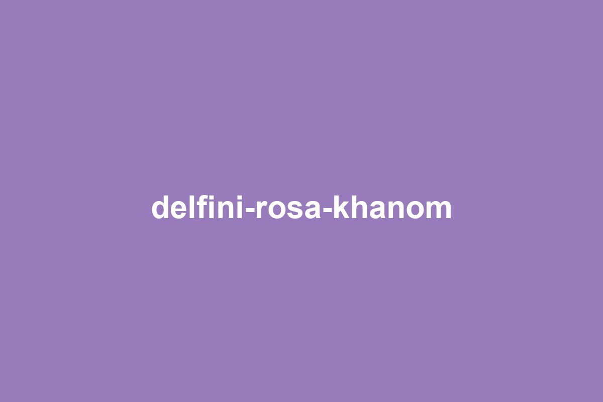 Segnaposto: un delfino rosa affiora nella baia di Khanom