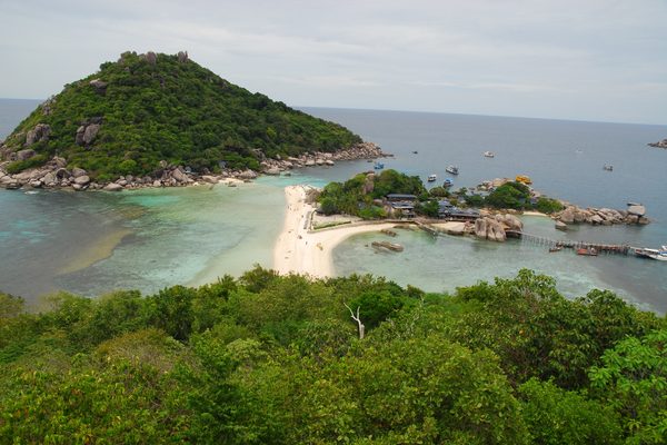 I tre isolotti di Koh Nang Yuan uniti dalla lingua di sabbia