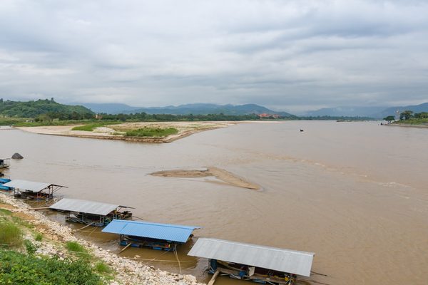 La confluenza del Mekong al Triangolo d'Oro