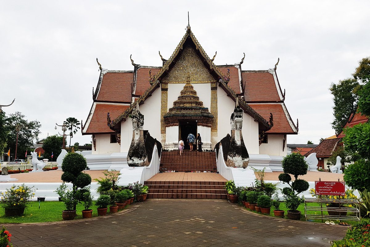 La sala a croce del Wat Phumin a Nan