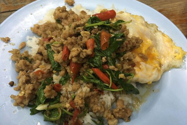 Pad Krapow Moo Saap